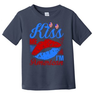 Kiss Me Im American Toddler T-Shirt