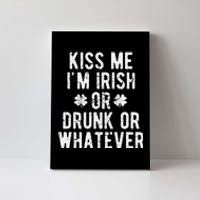 Kiss Me I'm Irish Saint Patrick's Day Canvas