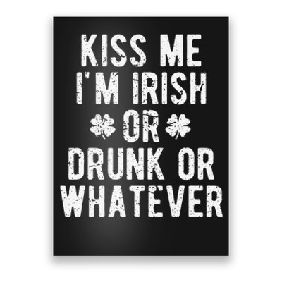 Kiss Me I'm Irish Saint Patrick's Day Poster