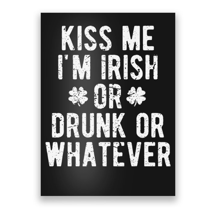 Kiss Me I'm Irish Saint Patrick's Day Poster