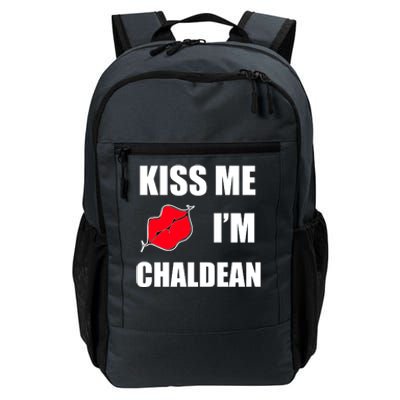 Kiss Me Im Chaldean Daily Commute Backpack