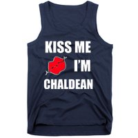 Kiss Me Im Chaldean Tank Top