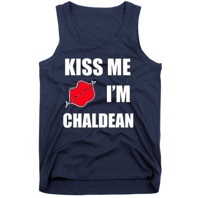 Kiss Me Im Chaldean Tank Top