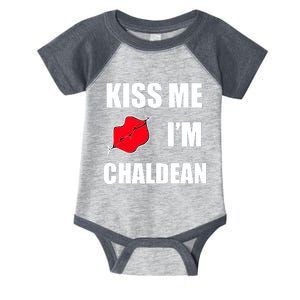 Kiss Me Im Chaldean Infant Baby Jersey Bodysuit