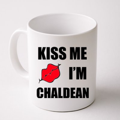 Kiss Me Im Chaldean Coffee Mug