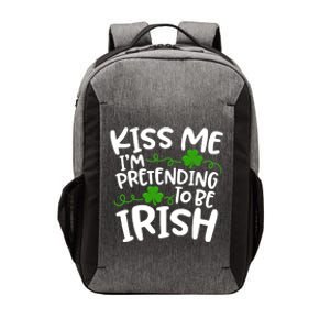 Kiss Me I'm Pretending To Be Irish Vector Backpack