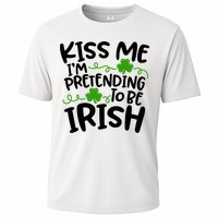 Kiss Me I'm Pretending To Be Irish Cooling Performance Crew T-Shirt
