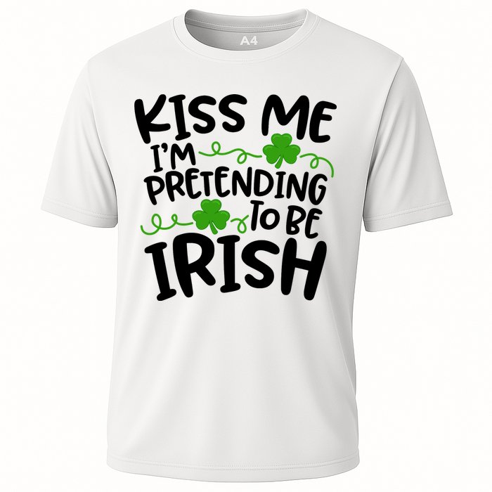 Kiss Me I'm Pretending To Be Irish Cooling Performance Crew T-Shirt