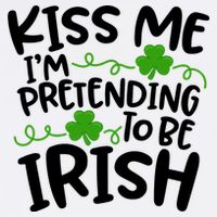 Kiss Me I'm Pretending To Be Irish Cooling Performance Crew T-Shirt