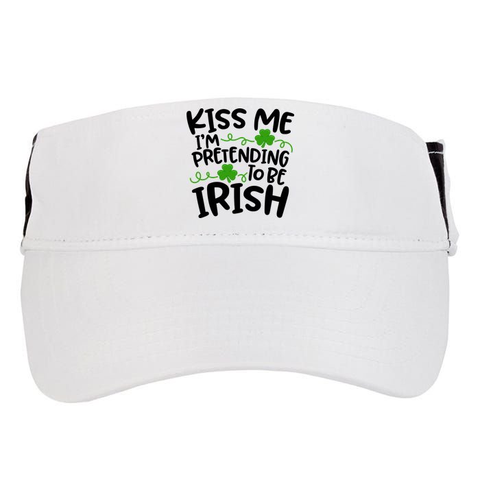 Kiss Me I'm Pretending To Be Irish Adult Drive Performance Visor