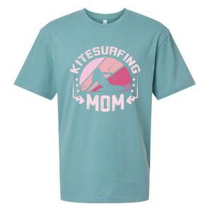 Kiteboarding Mother Kitesurfing Mom Cool Gift Sueded Cloud Jersey T-Shirt