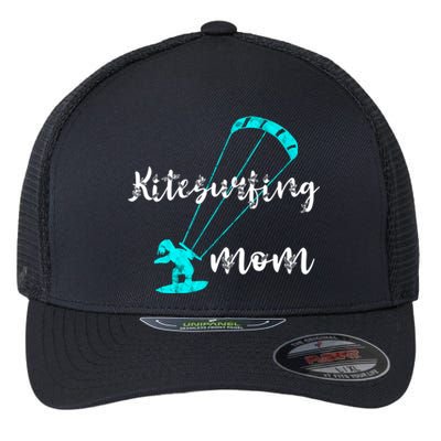 Kitesurfing Mom Kite Surfing Mother Wind Kitesurfer Mother Gift Flexfit Unipanel Trucker Cap