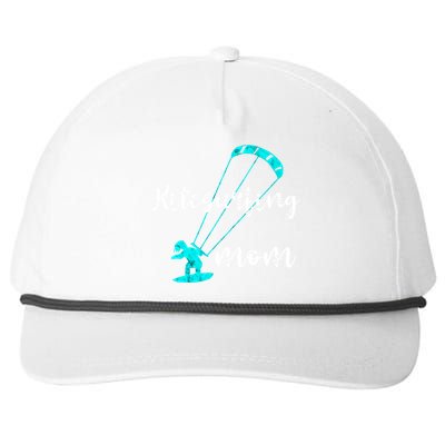 Kitesurfing Mom Kite Surfing Mother Wind Kitesurfer Mother Gift Snapback Five-Panel Rope Hat