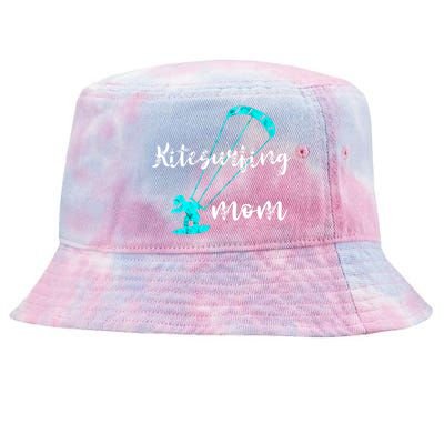 Kitesurfing Mom Kite Surfing Mother Wind Kitesurfer Mother Gift Tie-Dyed Bucket Hat