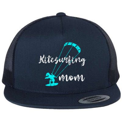 Kitesurfing Mom Kite Surfing Mother Wind Kitesurfer Mother Gift Flat Bill Trucker Hat