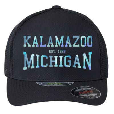 Kalamazoo Michigan Flexfit Unipanel Trucker Cap