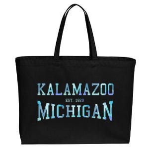 Kalamazoo Michigan Cotton Canvas Jumbo Tote