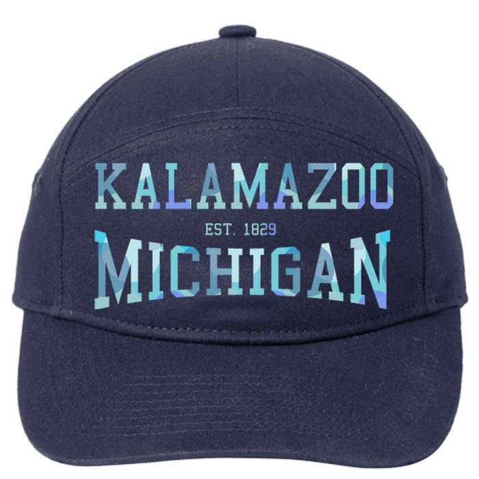 Kalamazoo Michigan 7-Panel Snapback Hat