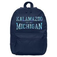 Kalamazoo Michigan 16 in Basic Backpack