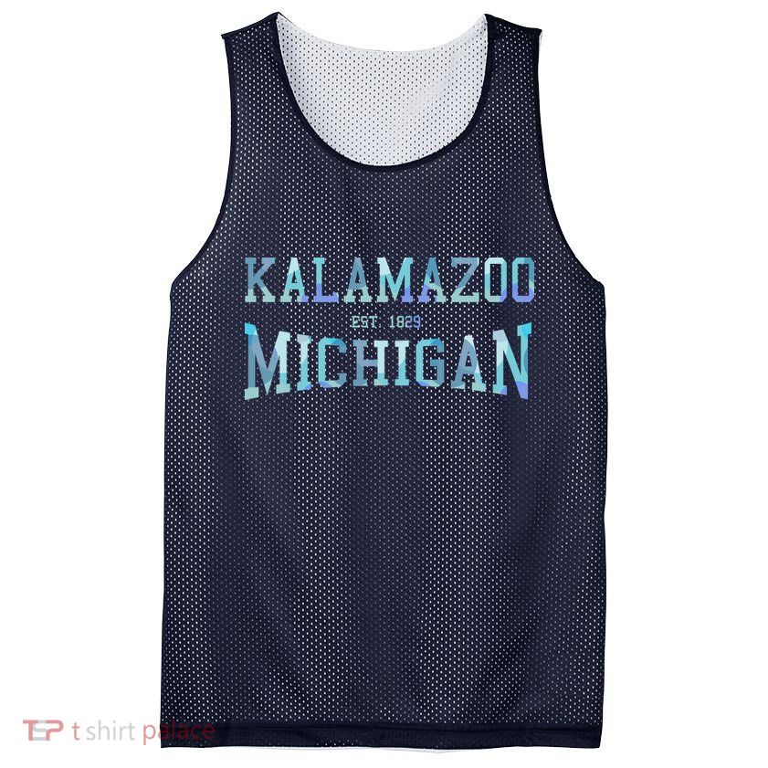 Kalamazoo Michigan Mesh Reversible Basketball Jersey Tank