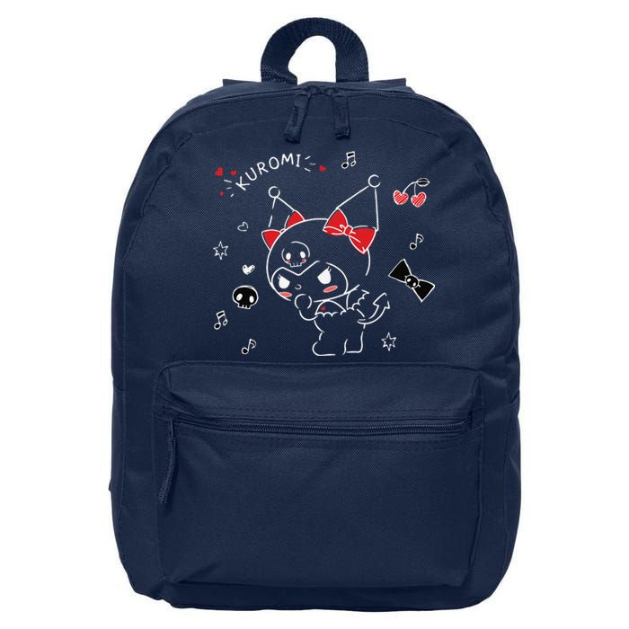 Kuromi Mischievous 16 in Basic Backpack