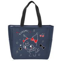 Kuromi Mischievous Zip Tote Bag