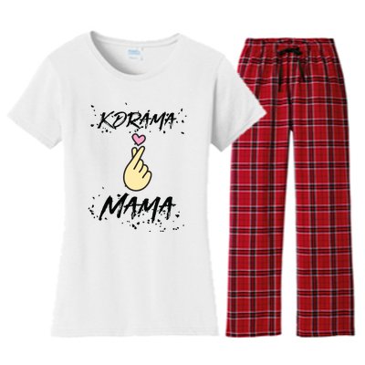 Kdrama Mama Korean Drama Fan Gift Kdrama Lovers Women's Flannel Pajama Set