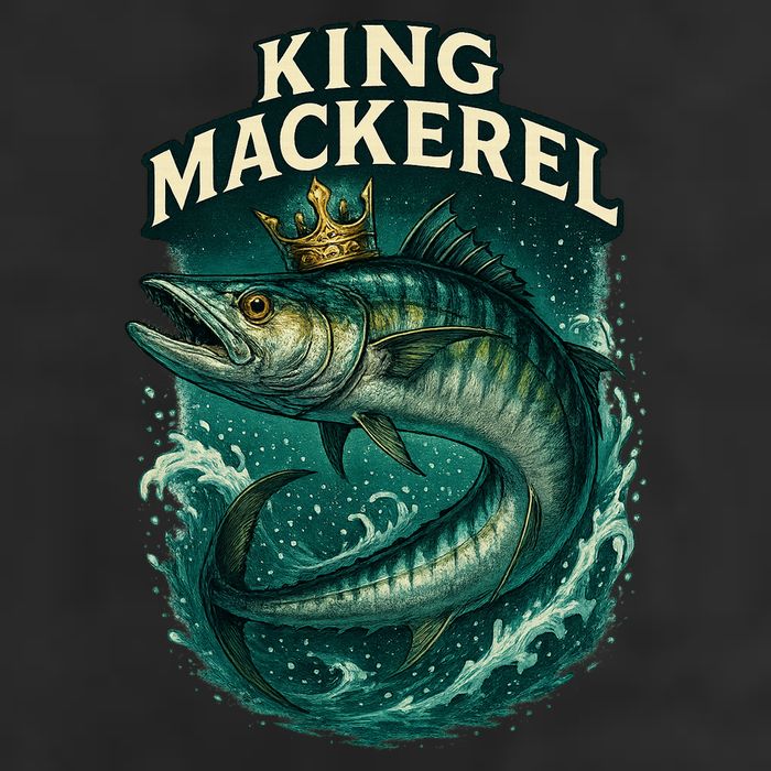 King Mackerel  Cool Comfort Performance Bucket Hat