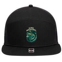 King Mackerel  7 Panel Mesh Trucker Snapback Hat