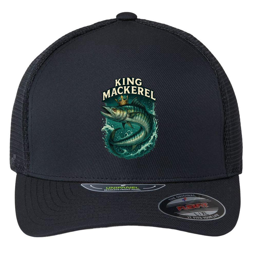 King Mackerel  Flexfit Unipanel Trucker Cap