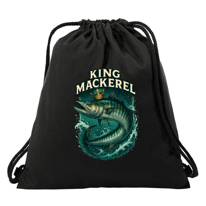 King Mackerel  Drawstring Bag