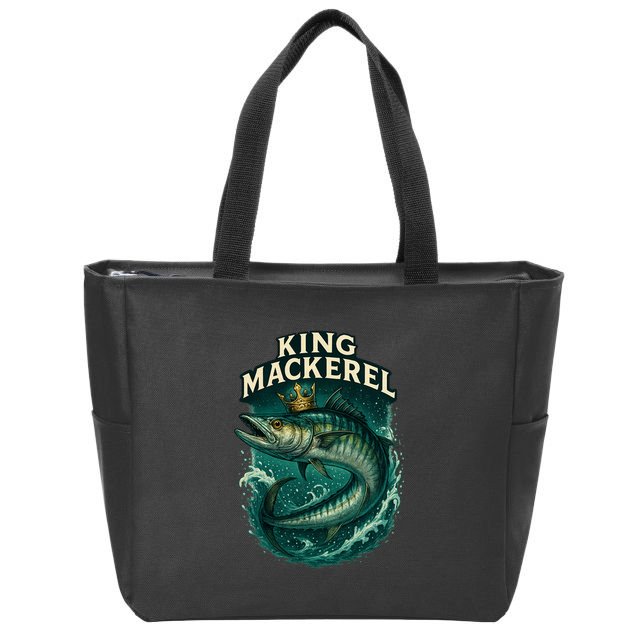 King Mackerel  Zip Tote Bag