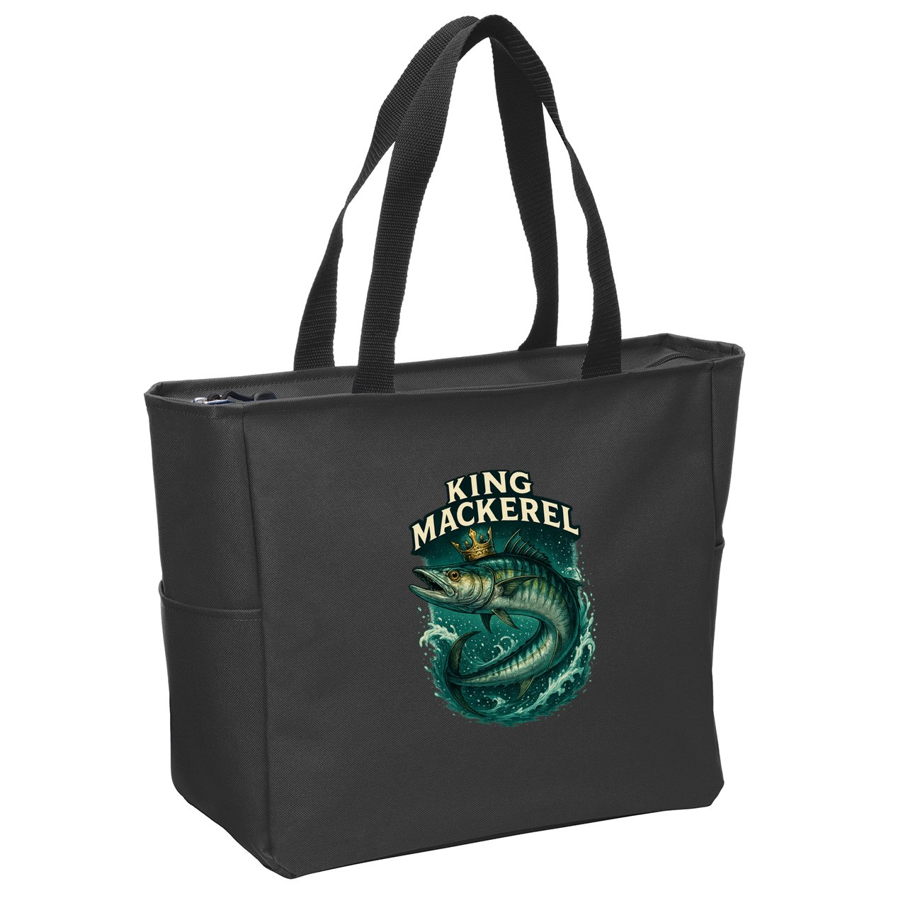 King Mackerel  Zip Tote Bag