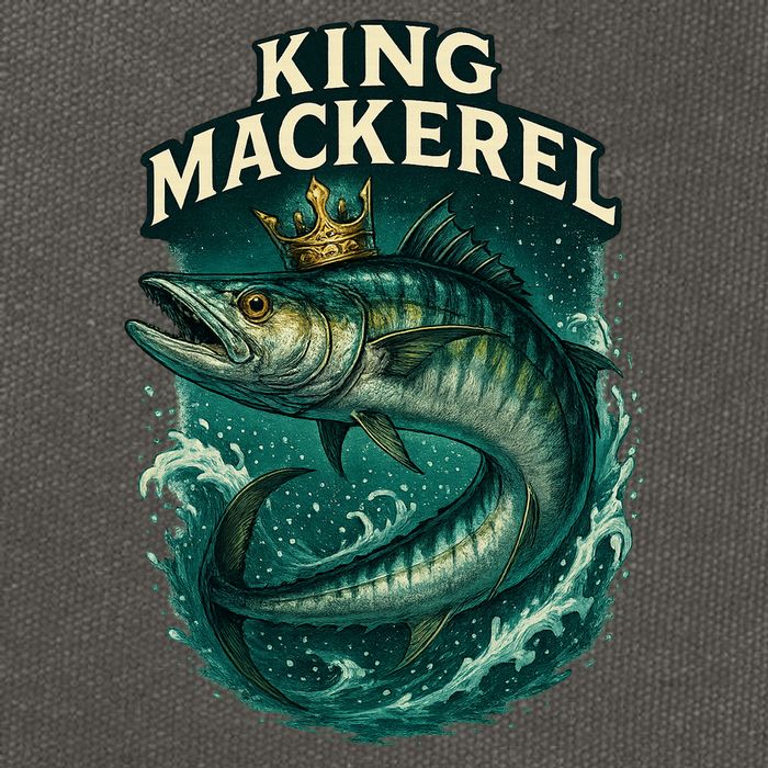 King Mackerel  Cotton Canvas Backpack