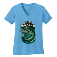 King Mackerel  Women's V-Neck T-Shirt