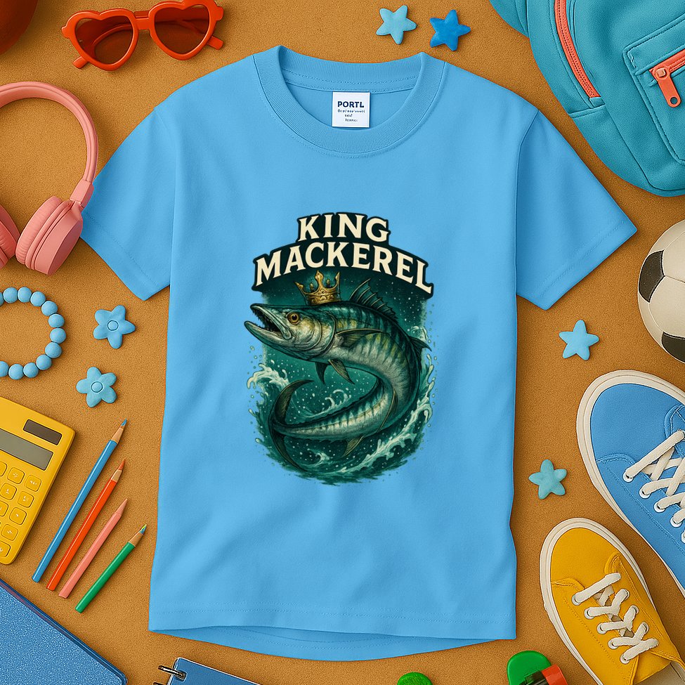 King Mackerel  Kids T-Shirt