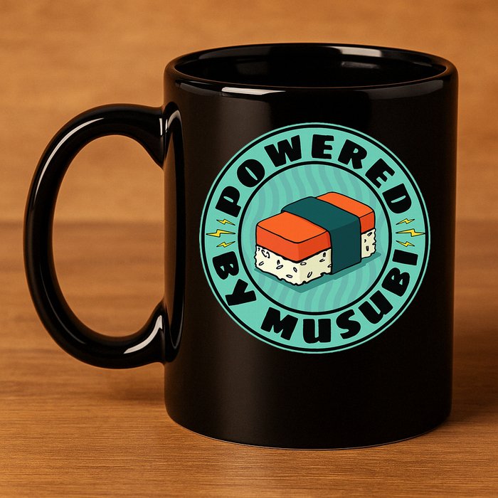 Kawaii Musubi 11oz C Handle Ceramic Mug