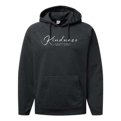 Kindness Matters Performance Fleece Hoodie