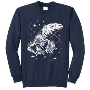 Komodo Monitor Lizard Retro Vibe Komodo Dragon Lover Sweatshirt