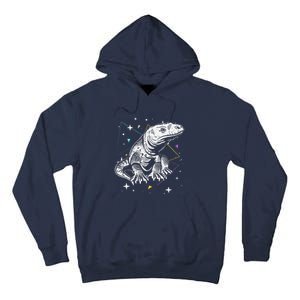 Komodo Monitor Lizard Retro Vibe Komodo Dragon Lover Tall Hoodie