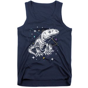 Komodo Monitor Lizard Retro Vibe Komodo Dragon Lover Tank Top