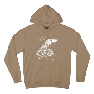 Komodo Monitor Lizard Retro Vibe Komodo Dragon Lover Hoodie