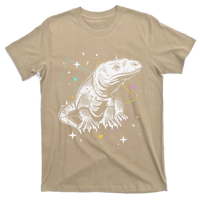 Komodo Monitor Lizard Retro Vibe Komodo Dragon Lover T-Shirt