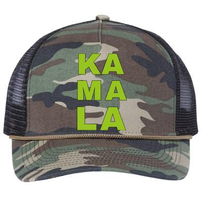 Ka Ma La Vote 2024 La Aka Kamala Harris For President Retro Rope Trucker Hat Cap