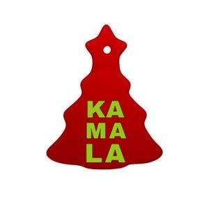 Ka Ma La Vote 2024 La Aka Kamala Harris For President Ceramic Tree Ornament