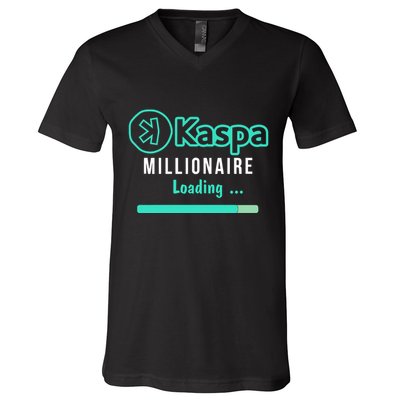Kaspa Millionaire Loading V-Neck T-Shirt
