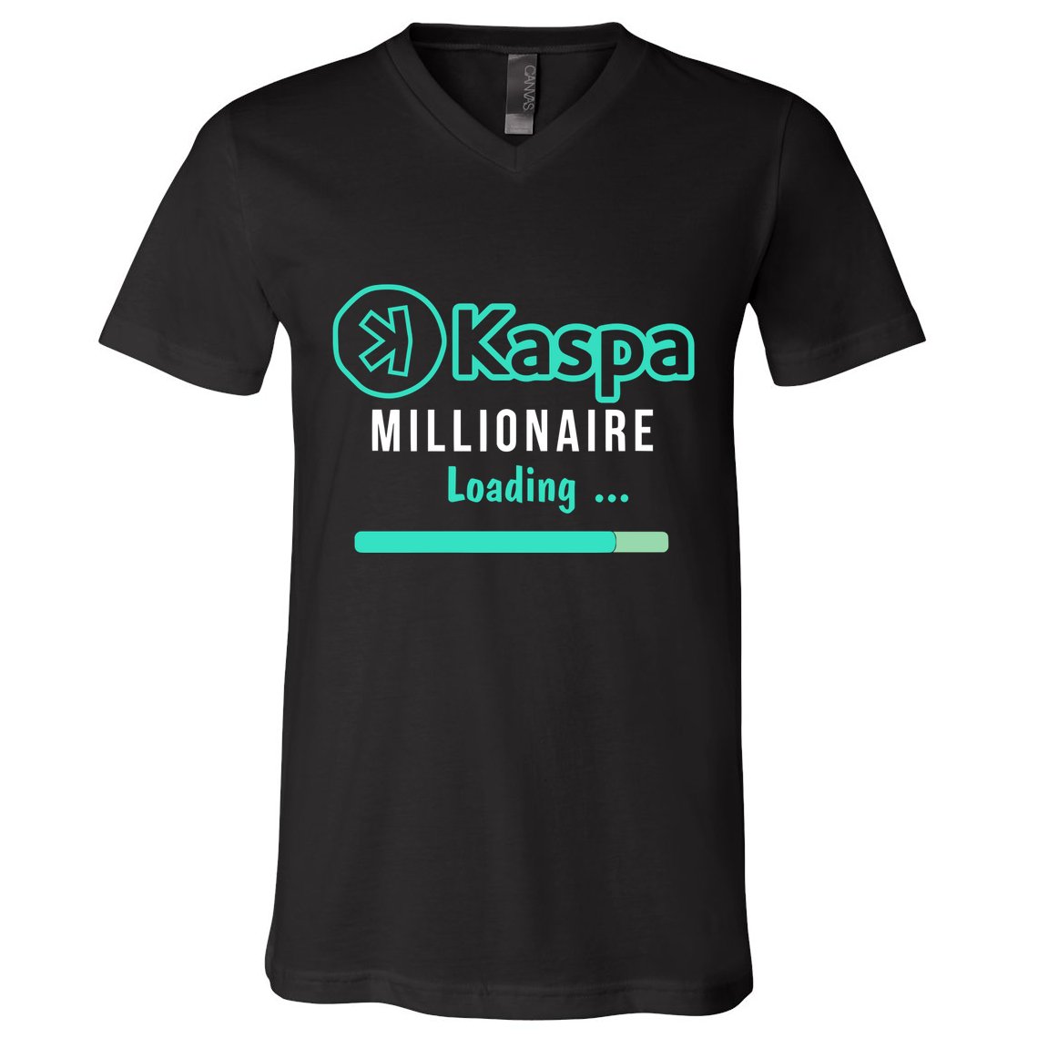 Kaspa Millionaire Loading V-Neck T-Shirt