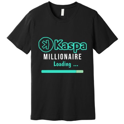 Kaspa Millionaire Loading Premium T-Shirt
