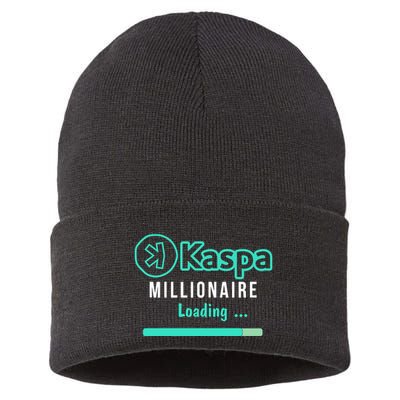 Kaspa Millionaire Loading Sustainable Knit Beanie
