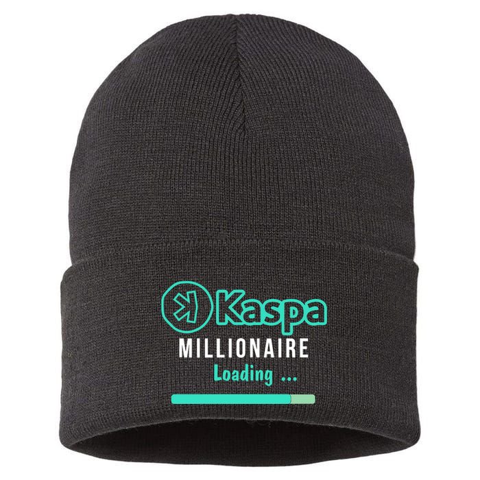 Kaspa Millionaire Loading Sustainable Knit Beanie